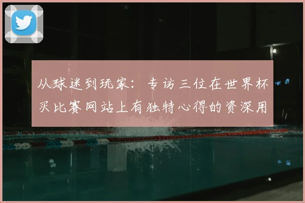 从球迷到玩家：专访三位在世界杯买比赛网站上有独特心得的资深用户